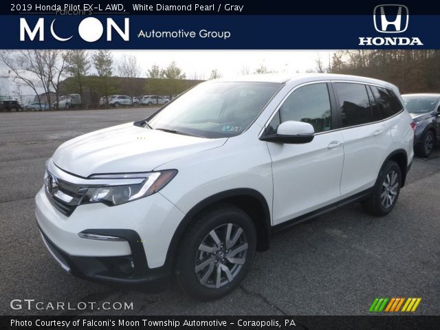 2019 Honda Pilot EX-L AWD in White Diamond Pearl