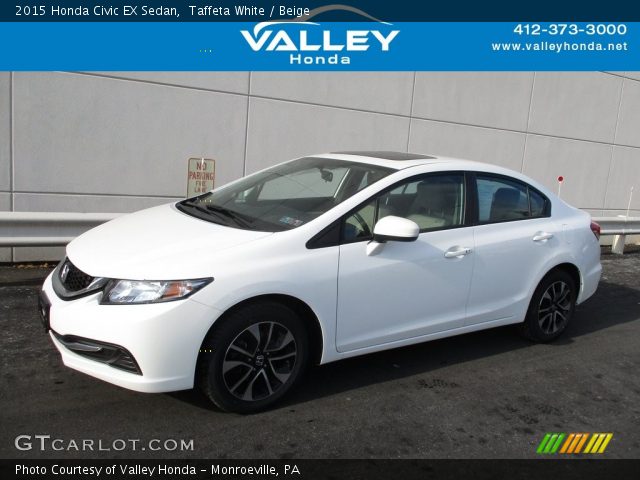 2015 Honda Civic EX Sedan in Taffeta White