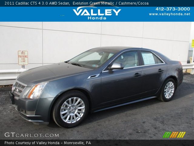 2011 Cadillac CTS 4 3.0 AWD Sedan in Evolution Green Metallic