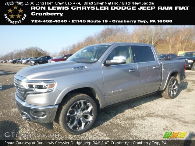 2019 Ram 1500 Long Horn Crew Cab 4x4 in Billett Silver Metallic