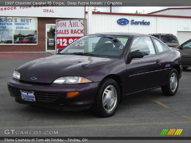1997 Chevrolet Cavalier RS Coupe in Deep Purple Metallic
