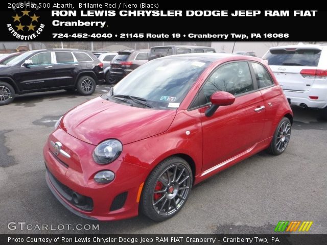 2018 Fiat 500 Abarth in Brillante Red