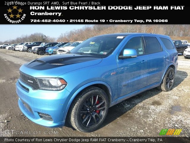 2018 Dodge Durango SRT AWD in Surf Blue Pearl