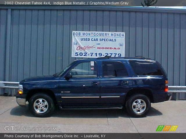 2002 Chevrolet Tahoe 4x4 in Indigo Blue Metallic