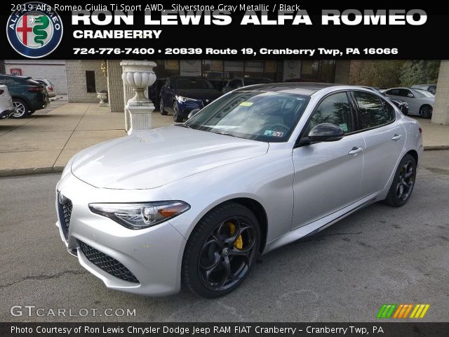 2019 Alfa Romeo Giulia Ti Sport AWD in Silverstone Gray Metallic