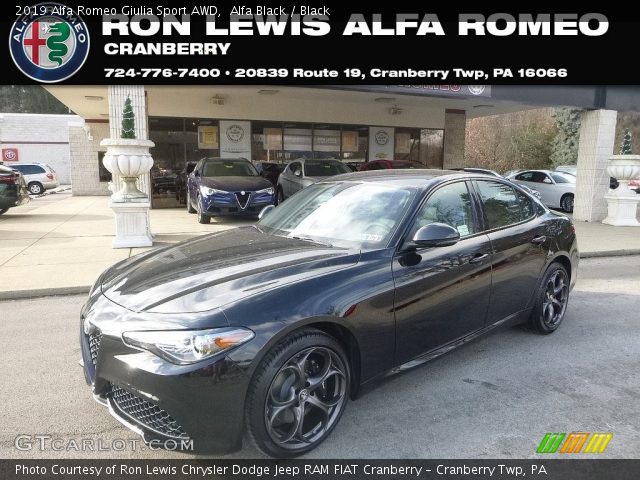 2019 Alfa Romeo Giulia Sport AWD in Alfa Black