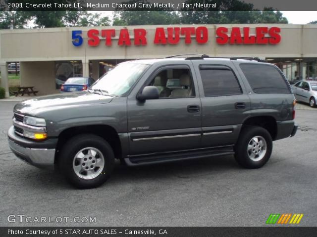 2001 Chevrolet Tahoe LT in Medium Charcoal Gray Metallic