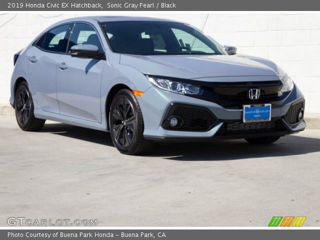 2019 Honda Civic EX Hatchback in Sonic Gray Pearl