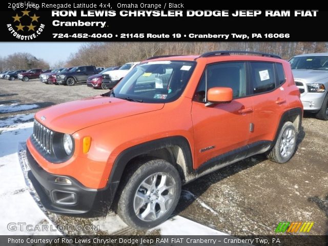 2018 Jeep Renegade Latitude 4x4 in Omaha Orange