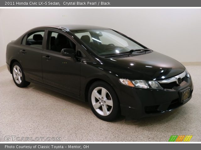 2011 Honda Civic LX-S Sedan in Crystal Black Pearl