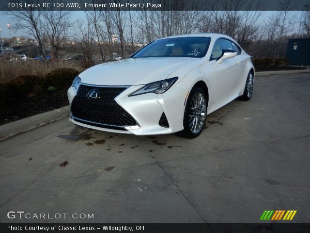 2019 Lexus RC 300 AWD in Eminent White Pearl