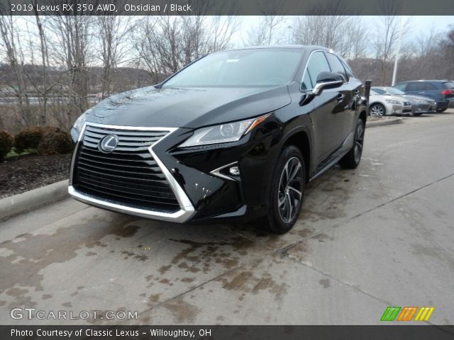 2019 Lexus RX 350 AWD in Obsidian