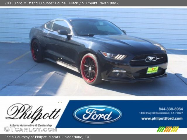 2015 Ford Mustang EcoBoost Coupe in Black