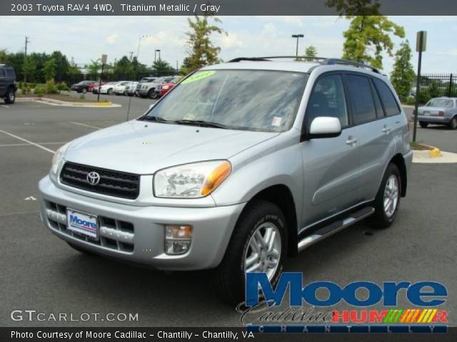 2003 Toyota RAV4 4WD in Titanium Metallic