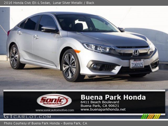 2016 Honda Civic EX-L Sedan in Lunar Silver Metallic