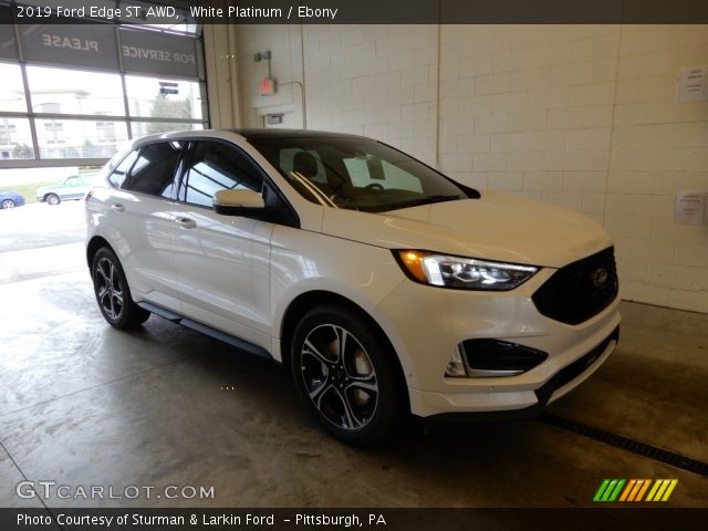 2019 Ford Edge ST AWD in White Platinum