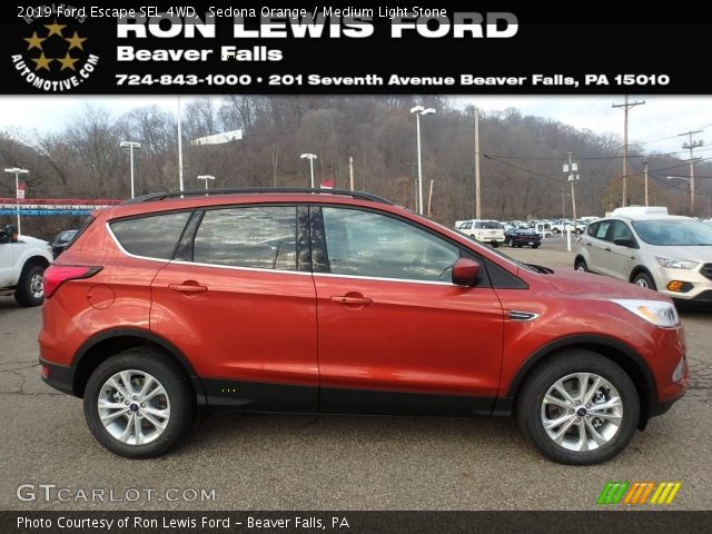 2019 Ford Escape SEL 4WD in Sedona Orange
