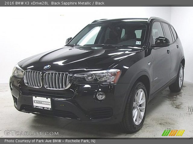 2016 BMW X3 xDrive28i in Black Sapphire Metallic