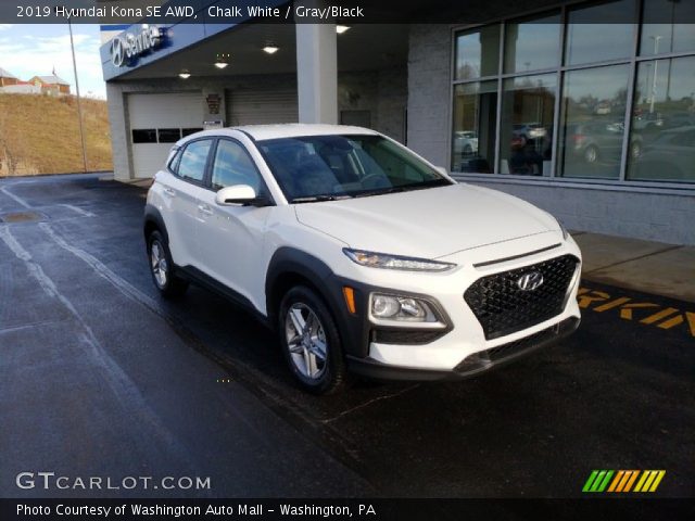 2019 Hyundai Kona SE AWD in Chalk White