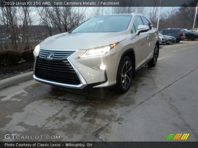 2019 Lexus RX 350 AWD in Satin Cashmere Metallic