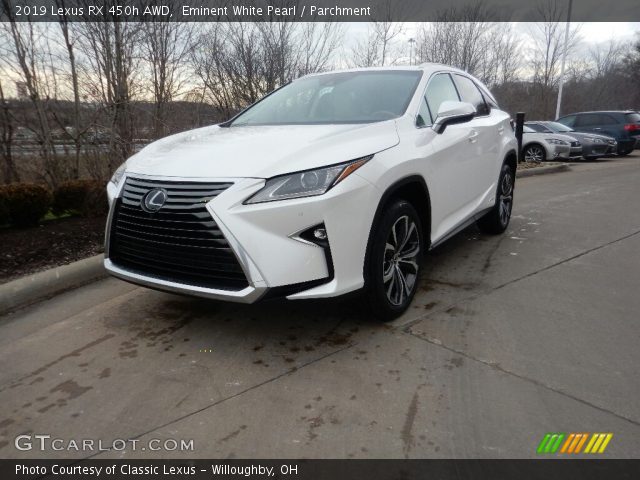 2019 Lexus RX 450h AWD in Eminent White Pearl