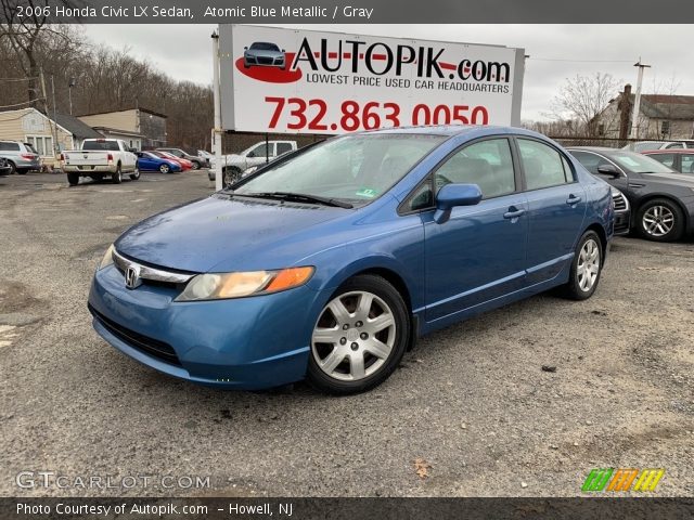 2006 Honda Civic LX Sedan in Atomic Blue Metallic