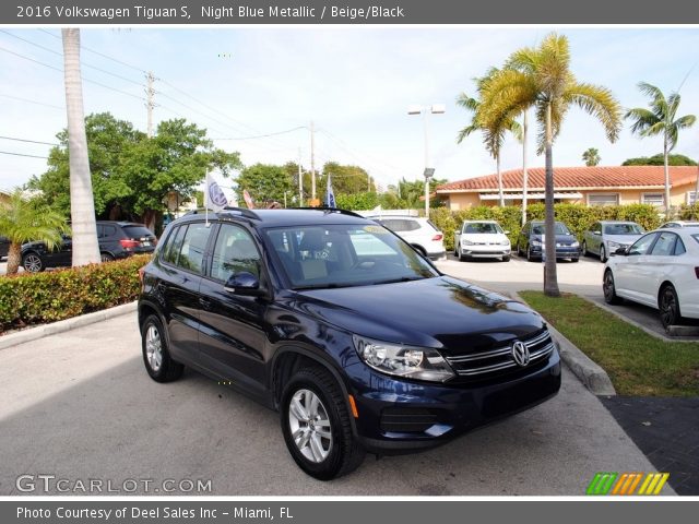2016 Volkswagen Tiguan S in Night Blue Metallic