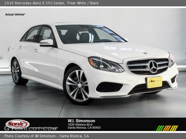 2016 Mercedes-Benz E 350 Sedan in Polar White