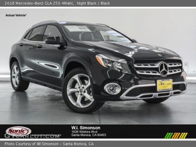 2018 Mercedes-Benz GLA 250 4Matic in Night Black