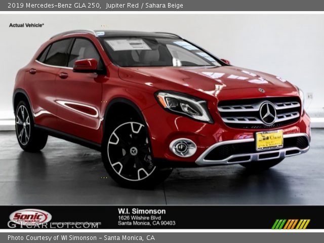2019 Mercedes-Benz GLA 250 in Jupiter Red