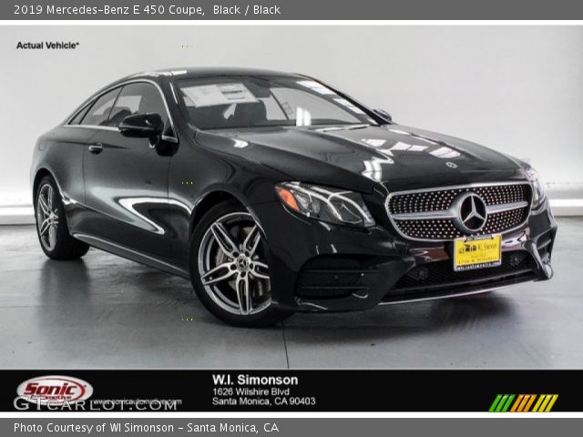 2019 Mercedes-Benz E 450 Coupe in Black