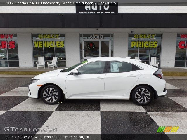 2017 Honda Civic LX Hatchback in White Orchid Pearl
