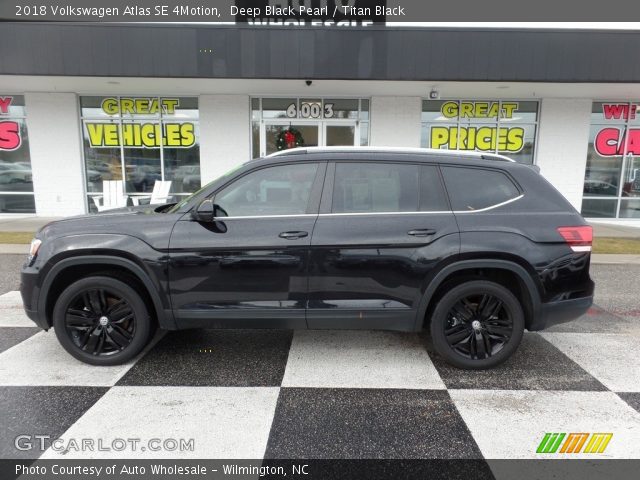 2018 Volkswagen Atlas SE 4Motion in Deep Black Pearl