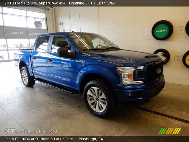 2018 Ford F150 XL SuperCrew 4x4 in Lightning Blue