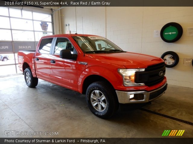 2018 Ford F150 XL SuperCrew 4x4 in Race Red