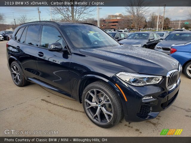 Carbon Black Metallic - 2019 BMW X5 xDrive40i - Cognac Interior