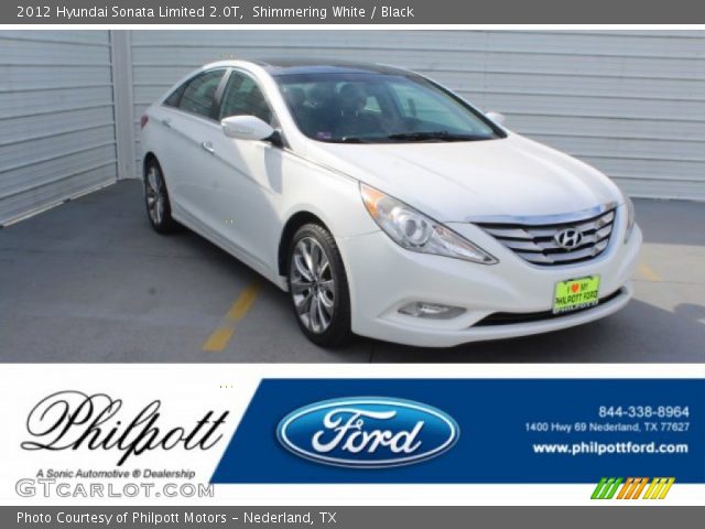 2012 Hyundai Sonata Limited 2.0T in Shimmering White