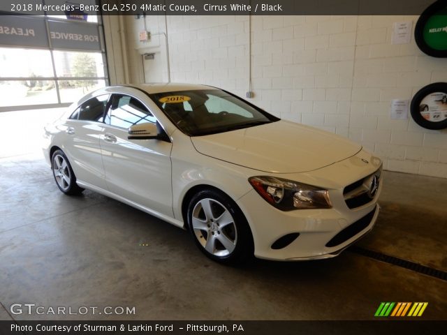 2018 Mercedes-Benz CLA 250 4Matic Coupe in Cirrus White