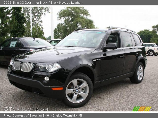 2008 BMW X3 3.0si in Jet Black