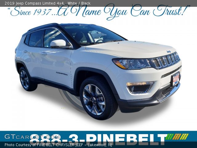 2019 Jeep Compass Limited 4x4 in White