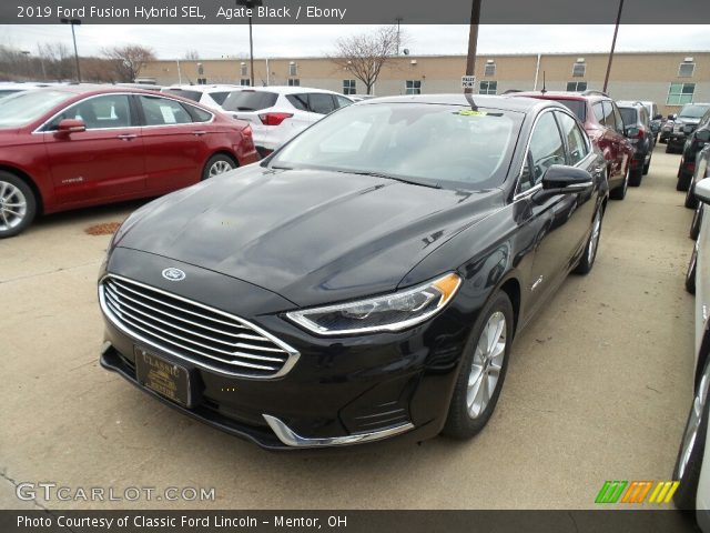 2019 Ford Fusion Hybrid SEL in Agate Black