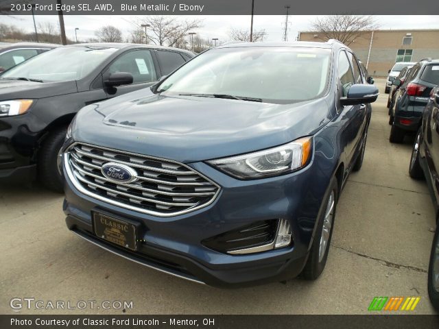 2019 Ford Edge SEL AWD in Blue Metallic