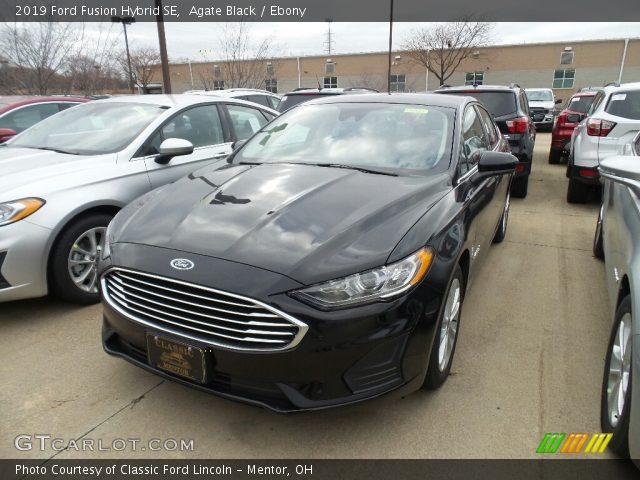 2019 Ford Fusion Hybrid SE in Agate Black