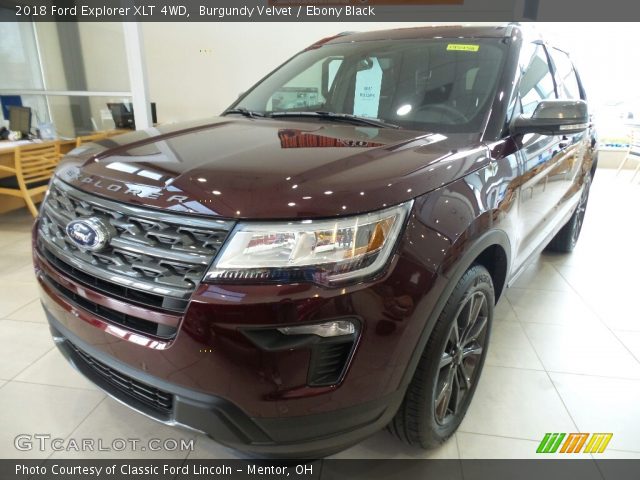 2018 Ford Explorer XLT 4WD in Burgundy Velvet