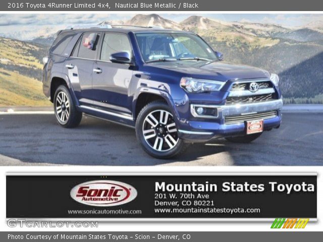 2016 Toyota 4Runner Limited 4x4 in Nautical Blue Metallic