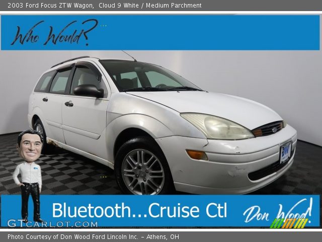 2003 Ford Focus ZTW Wagon in Cloud 9 White