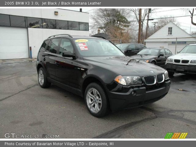 2005 BMW X3 3.0i in Jet Black