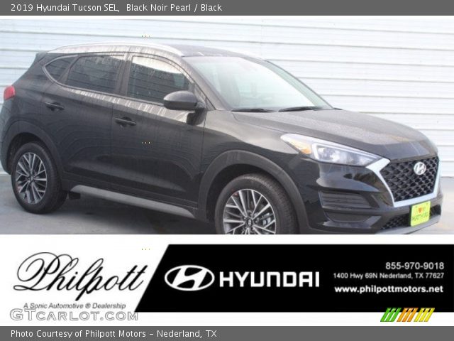 2019 Hyundai Tucson SEL in Black Noir Pearl