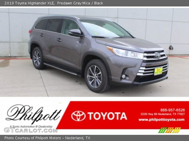 2019 Toyota Highlander XLE in Predawn Gray Mica