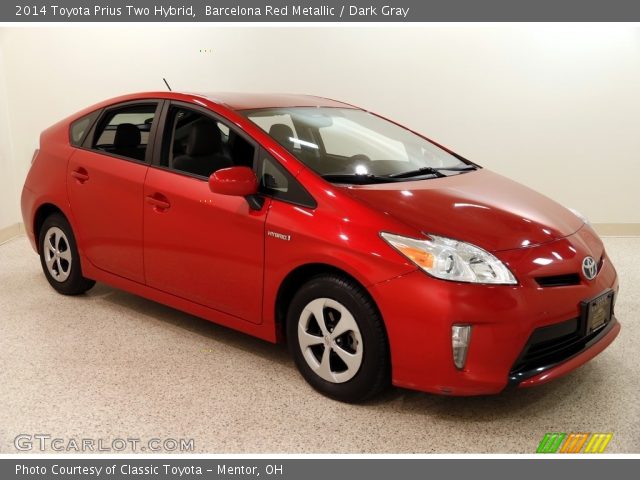 2014 Toyota Prius Two Hybrid in Barcelona Red Metallic